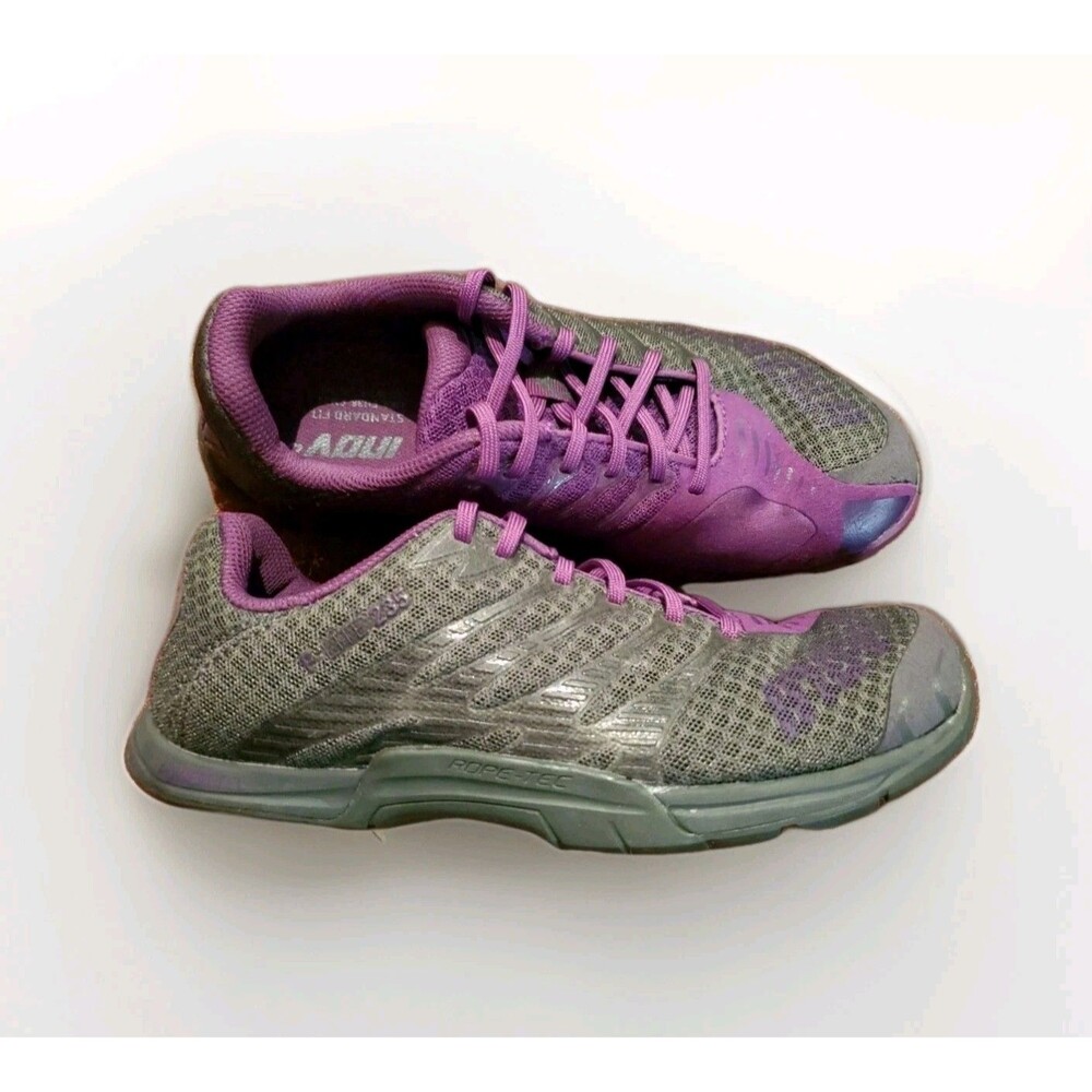 Inov8 Feather-Lite 235 Running Shoes  Gray Purple Unisex US Size Women 7½ Men 6